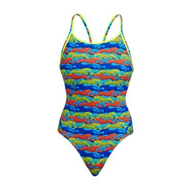 Funkita No Cheating diamond back badpak dames 