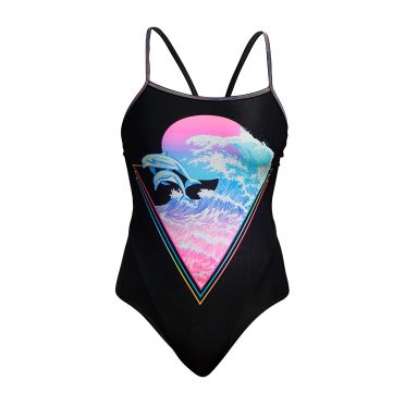 Funkita Dolph Lundgren Single Strap badpak dames