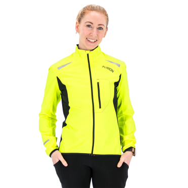 Fusion S1 Run Jacket geel dames 