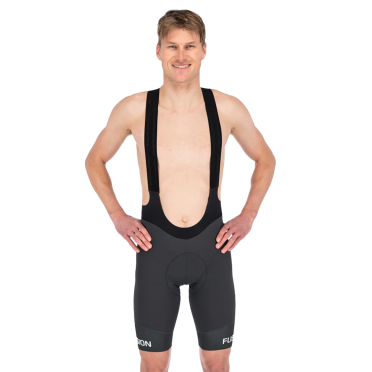 Fusion C3 Bib Shorts grijs heren 