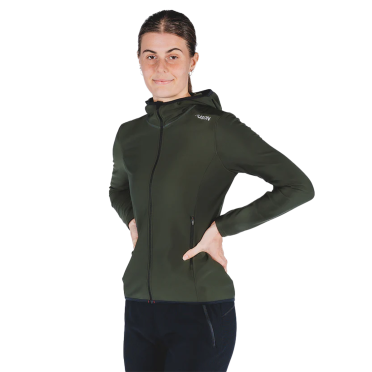 Fusion Recharge Hoodie donkergroen dames 