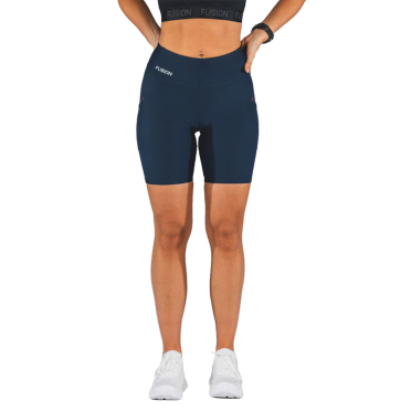 Fusion Short Gym Tights blauw dames 