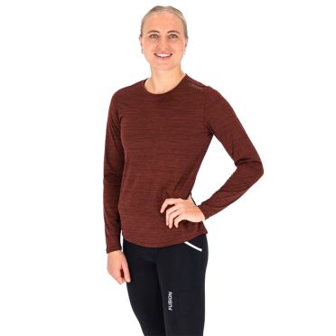 Fusion C3 LS Shirt rood dames
