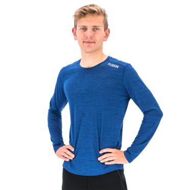 Fusion C3 LS Shirt blauw heren 