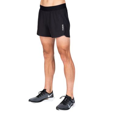 Fusion Run Shorts zwart heren