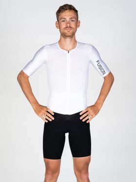 Fusion SLi High Speed Suit korte mouw wit/zwart Unisex 