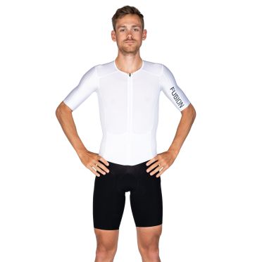 Fusion SLi High Speed Suit korte mouw wit/zwart Unisex