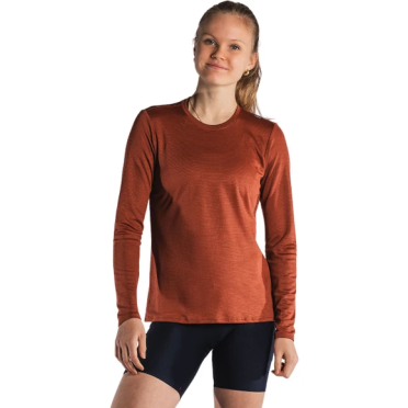 Fusion Technical Merino 150 LS Shirt rust dames 