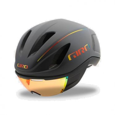 Giro Vanquish mips fietshelm mat grijs/fire