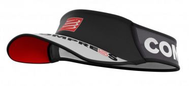 Compressport Ultralight hardloop visor zwart