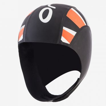 Orca Neopreen thermal swimcap zwart/oranje
