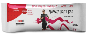 Hiddit Energy fruit reep kers 12x33g