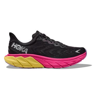 Hoka Arahi 6 hardloopschoenen zwart/paars dames