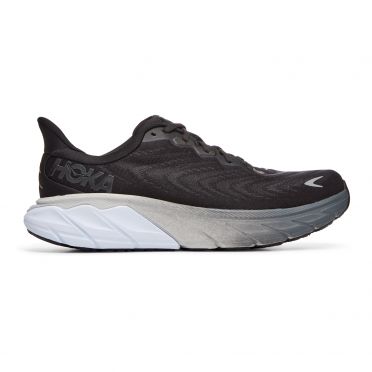 Hoka Arahi 6 hardloopschoenen zwart/wit heren