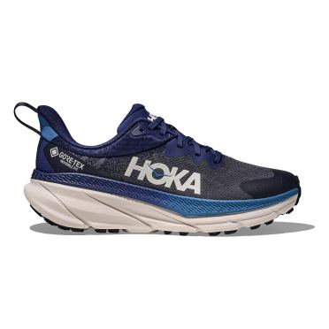 Hoka Challenger ATR 7 GTX hardloopschoenen Midnight Blue/Grout heren