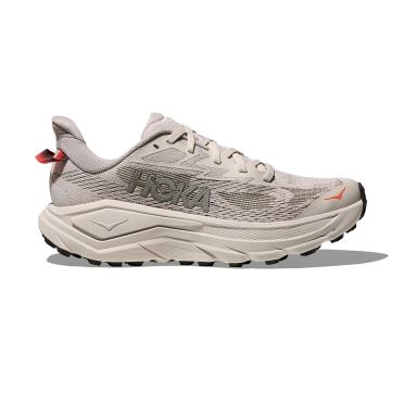 Hoka Challenger 8 hardloopschoenen Stucco/Asphalt Grey dames 