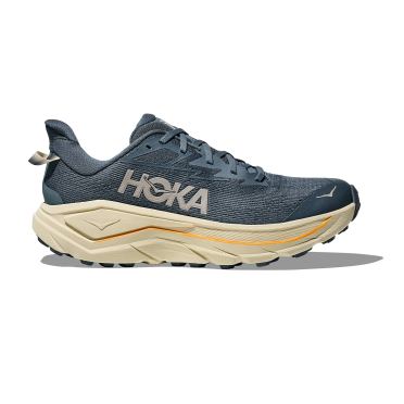 Hoka Challenger 8 hardloopschoenen Faded Navy/Pampass Grass heren 