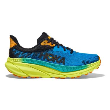 Hoka Challenger ATR 7 hardloopschoenen blauw/geel heren