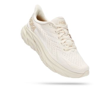 Hoka Clifton 8 hardloopschoenen wit dames