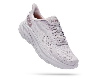 Hoka Clifton 8 hardloopschoenen grijs dames