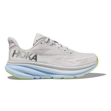 Hoka Clifton 9 hardloopschoenen grijs dames