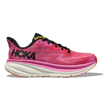 Hoka Clifton 9 hardloopschoenen paars/rood dames