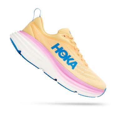 Hoka Bondi 8 hardloopschoenen roze dames