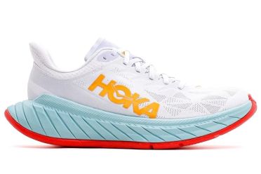 Hoka Carbon X 2 hardloopschoenen wit dames