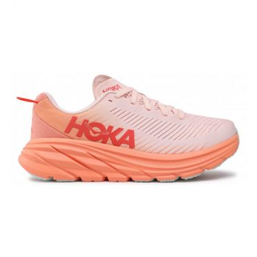 Hoka One One Rincon 3 hardloopschoenen licht roze dames