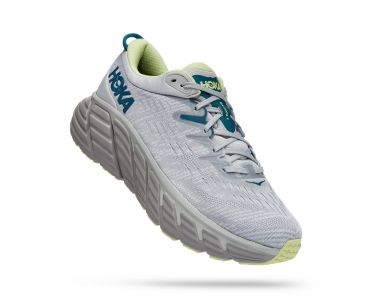 Hoka Gaviota 4 hardloopschoenen lichtgrijs heren