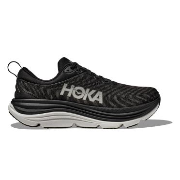 Hoka Gaviota 5 wide hardloopschoenen zwart/wit heren  