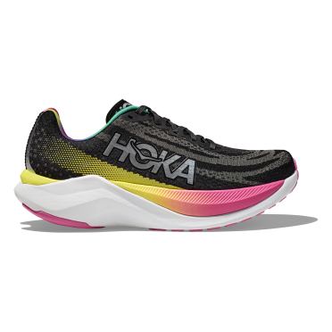 Hoka Mach X hardloopschoenen zwart/geel heren 