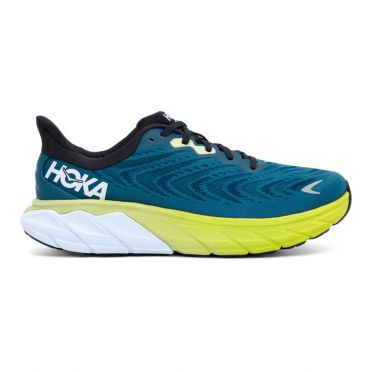 Hoka One One Arahi 6 hardloopschoenen blauw/geel heren