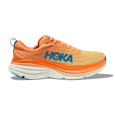 Hoka Bondi 8 hardloopschoenen oranje/blauw heren