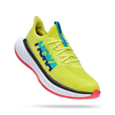 Hoka Carbon X 3 hardloopschoenen groen/blauw heren 