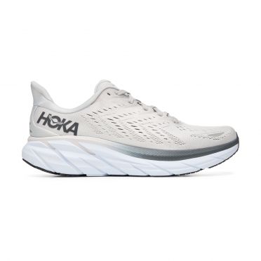 Hoka One One Clifton 8 hardloopschoenen beige heren
