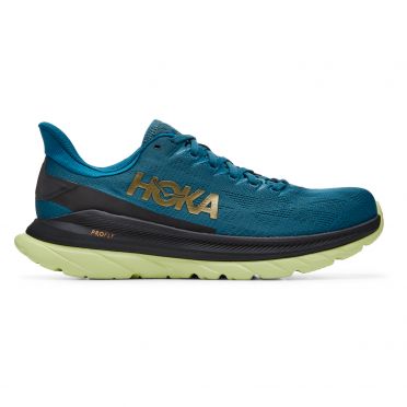 Hoka One One Mach 4 hardloopschoenen blauw heren
