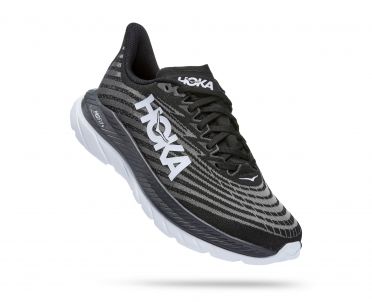 Hoka Mach 5 hardloopschoenen zwart/grijs heren 