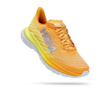 Hoka Mach 5 hardloopschoenen oranje/geel heren