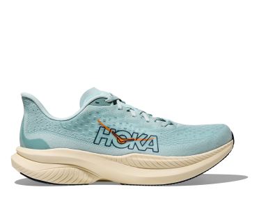Hoka Mach 6 hardloopschoenen Clear Water/Sea Water Heren 