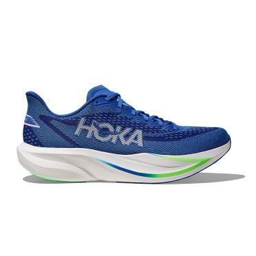Hoka Mach 7 hardloopschoenen Cobalt Blue/Neon Green heren 