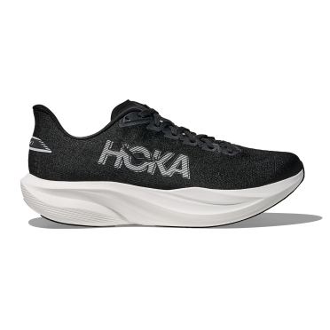 Hoka Mach 7 hardloopschoenen Black/White dames 