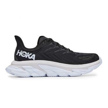Hoka One One Clifton 7 Edge hardloopschoenen zwart/wit heren