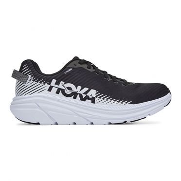 Hoka One One Rincon 3 hardloopschoenen zwart/wit heren 