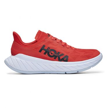 Hoka One One Carbon X 2 hardloopschoenen rood heren