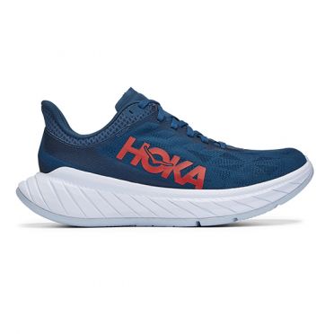 Hoka One One Carbon X 2 hardloopschoenen donkerblauw dames