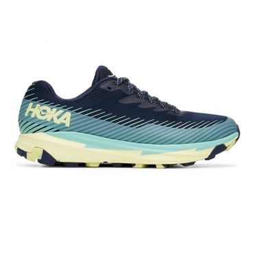 Hoka One One Torrent 2 hardloopschoenen zwart/blauw dames