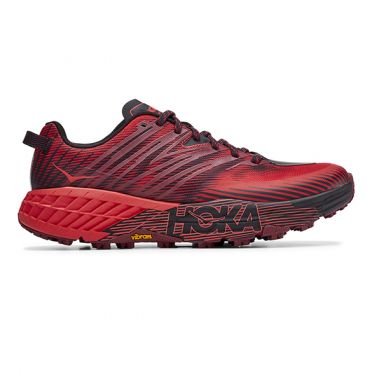 Hoka One One Speedgoat 4 trail hardloopschoenen rood heren