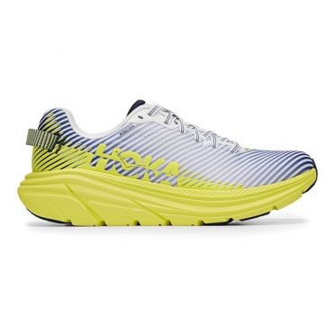 Hoka One One Rincon 2 hardloopschoenen grijs/geel heren