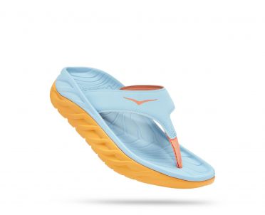 Hoka ORA Recovery Flip slippers blauw/oranje dames 